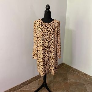 Merona - size large leopard shift dress